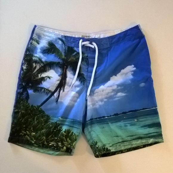 Old Navy Other - old navy swim shorts size xxl board shorts blue